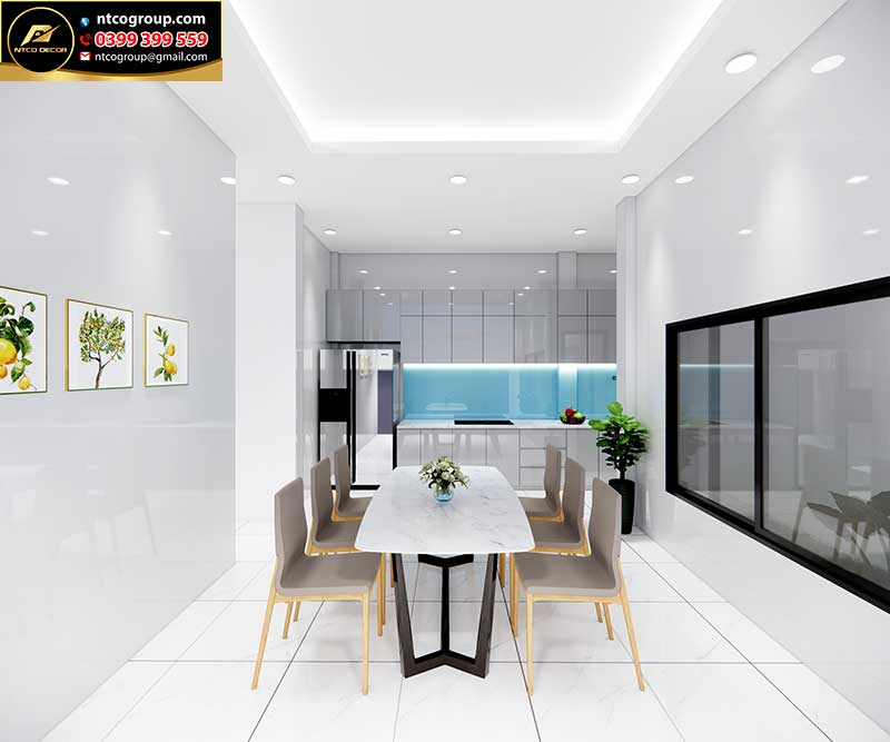 Thiết kế nội thất phòng bếp đẹp tại quận Phú Nhuận, HCM
