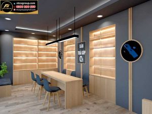 Thiết kế shop điện thoại đẹp tại Bình Dương