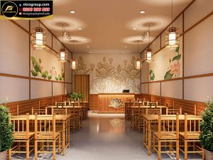 Thiết kế quán ăn chay Hiền Tâm